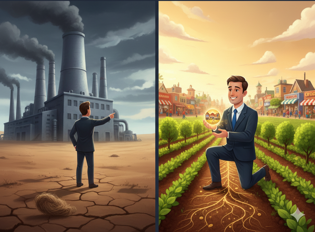 Imagem para o artigo A Verdadeira Fonte de Riqueza do Seu Município Não Vem de Fora — Ela Está Oculta no Chão que Você Pisa Todos os Dias